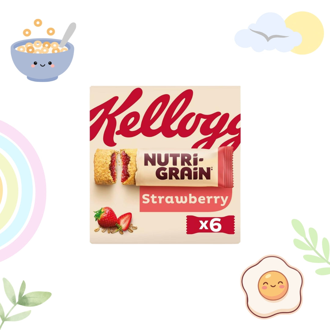 Kellogg's Nutri-Grain Strawberry Snack Bar 6x37g