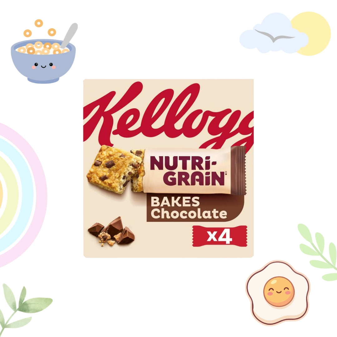 Kellogg's 4 x 45g Nutri-Grain Bakes Chocolate Snack Bars