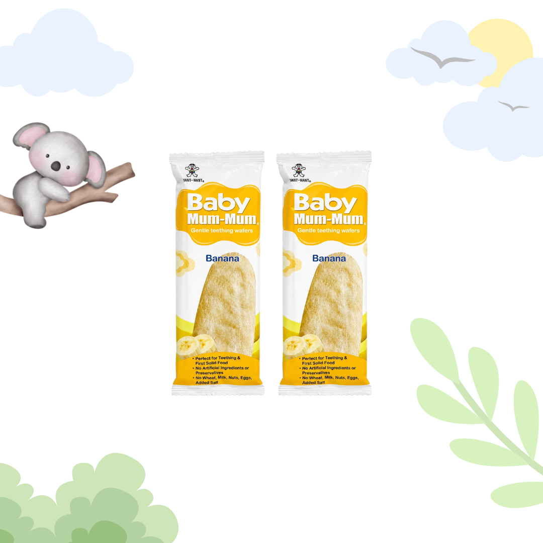 Baby Mum-Mum® Banana Teething Wafers 2 packs (2×4.15gm)