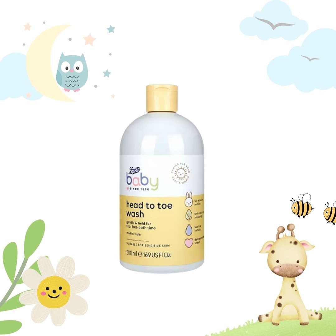 Boots Baby Head to Toe Wash 500ml