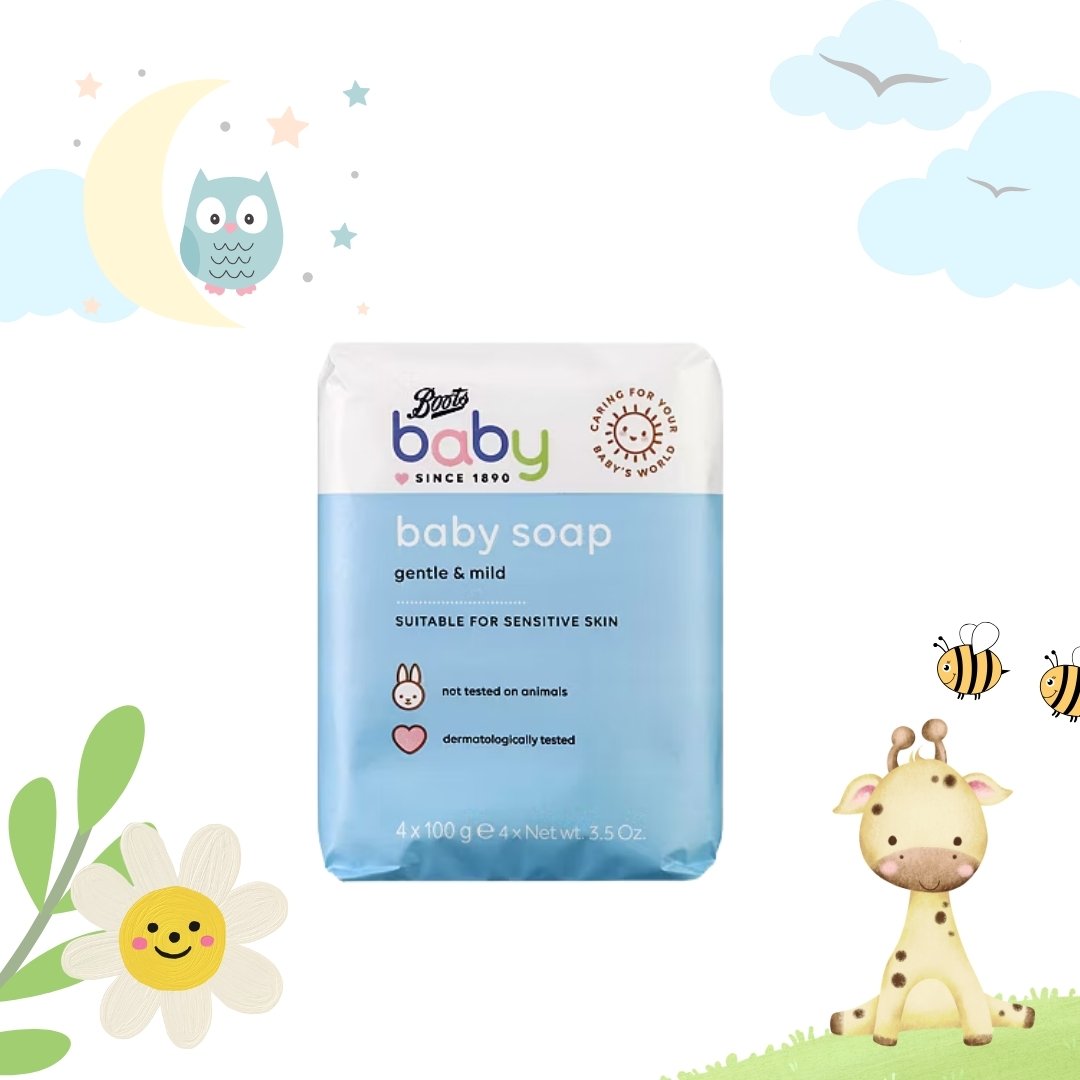 Boots Baby Soap Bar 100g 4s