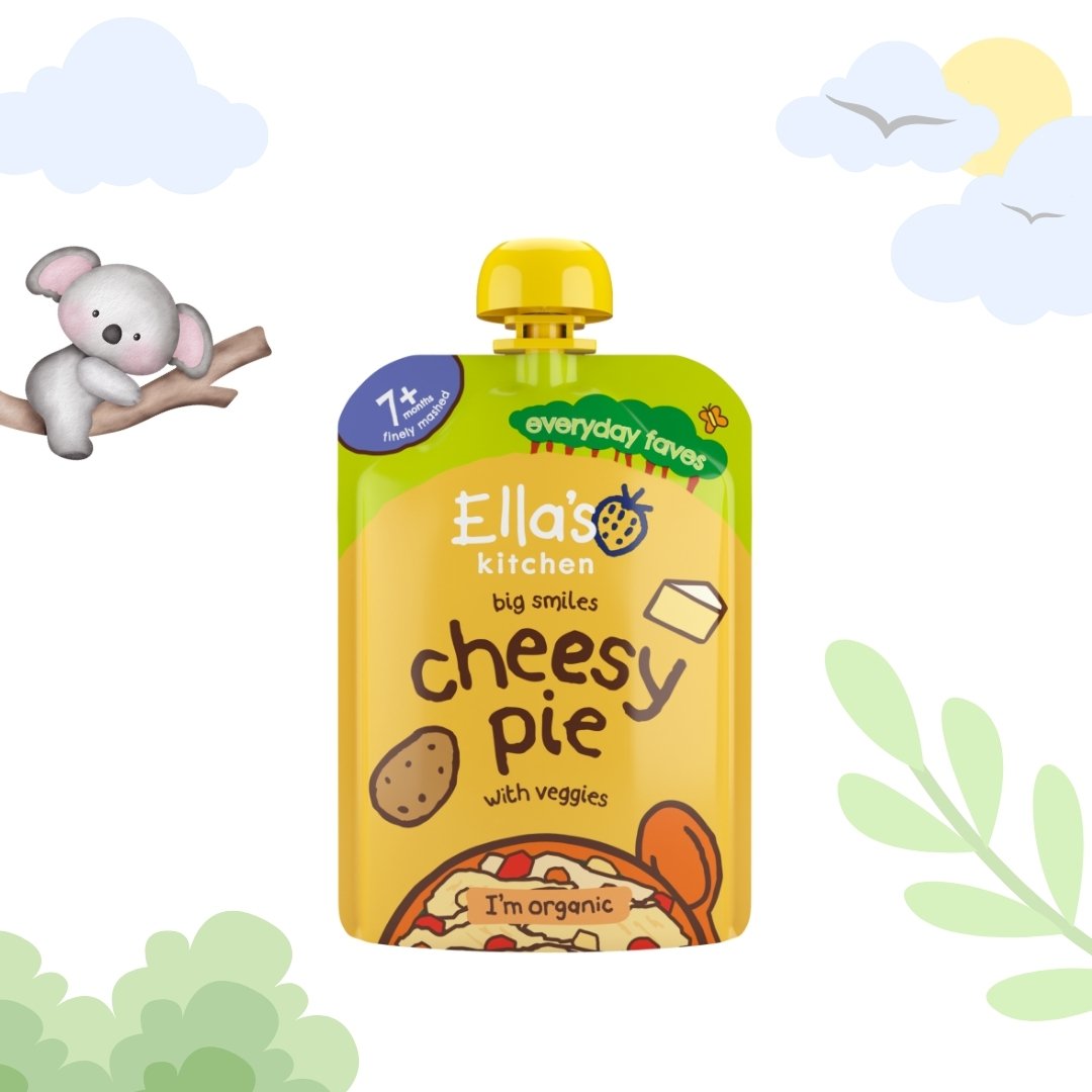 Ella's Kitchen Big Smiles Cheesy Pie with Veggies | 7+ Months | 130 gms