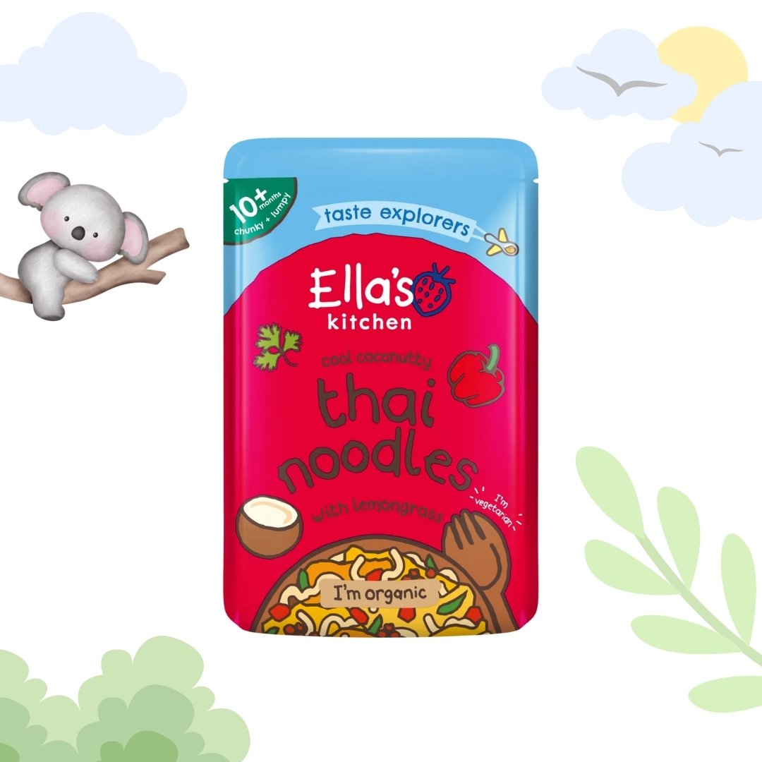 Ella's Kitchen Cool Coconutty Thai Noodles with Lemongrass | 10+ Months | 190 gms
