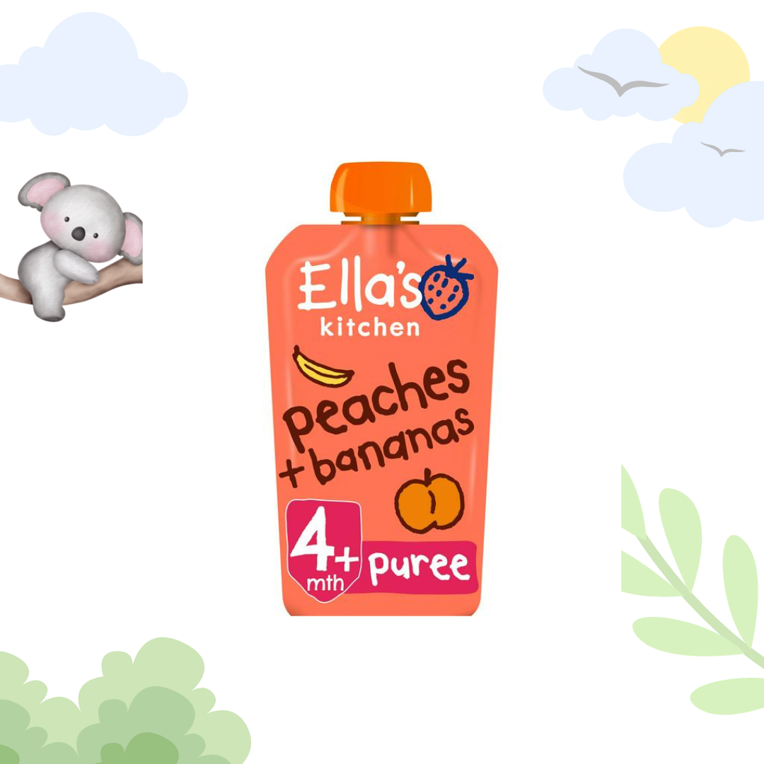 Ella's Kitchen Peaches + Banana | 4 months + | 120g