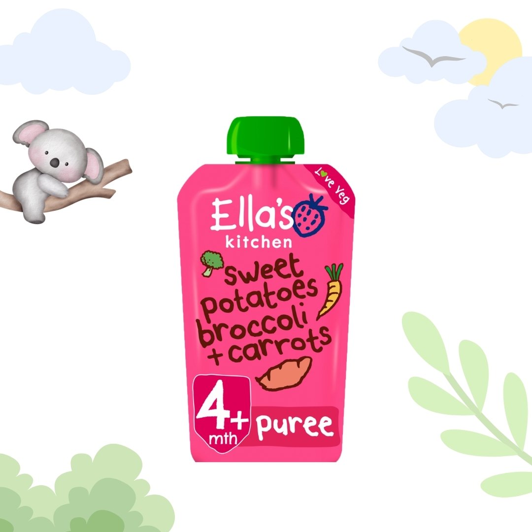 Ella's Kitchen Sweet Potatoes, Broccoli and Carrots | 4+ Months | 120 gms