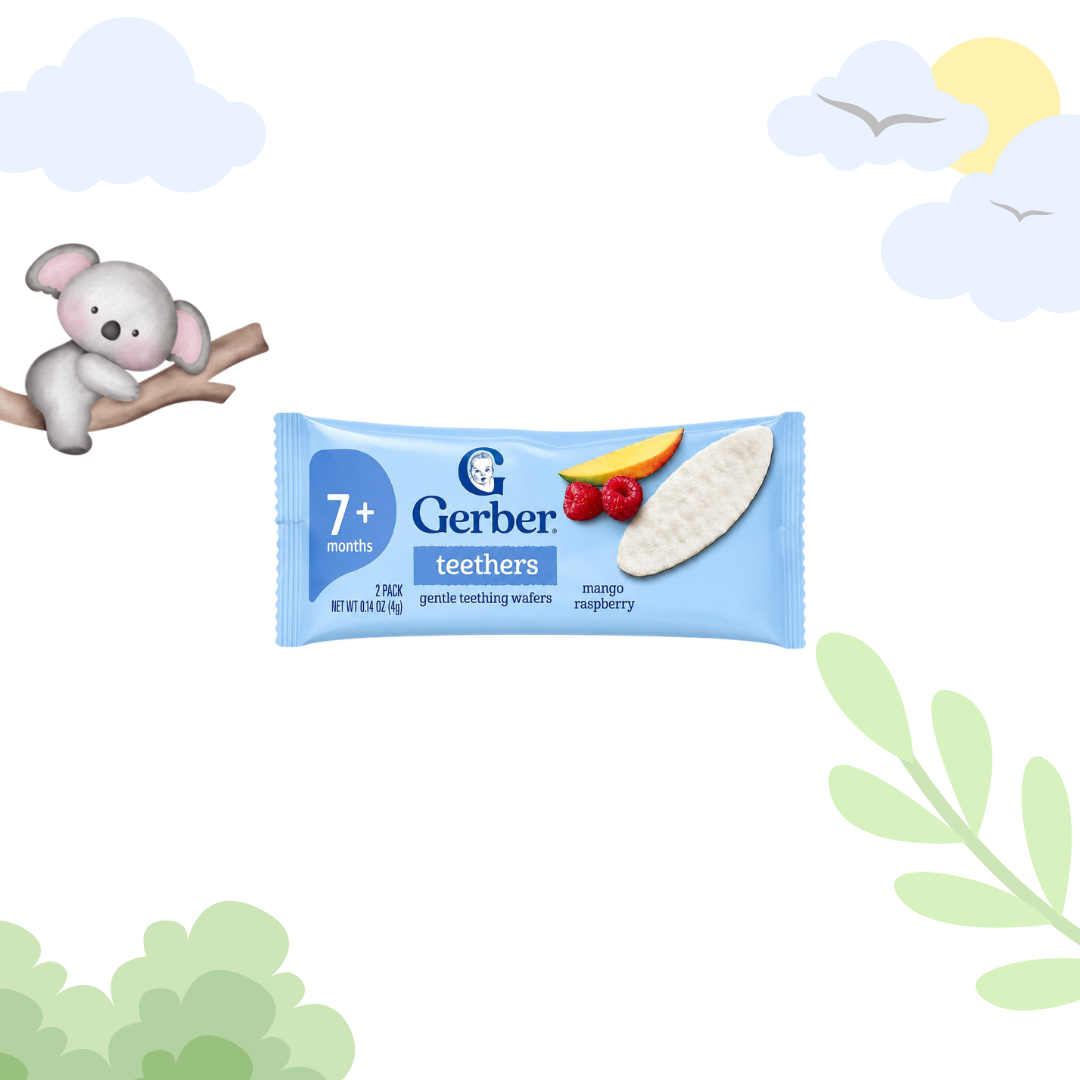 Gerber Mango Raspberry Teether 2 Packs (2×4gm)