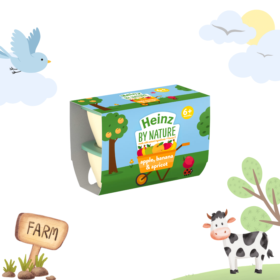 Heinz Apple, Banana & Apricot Carton