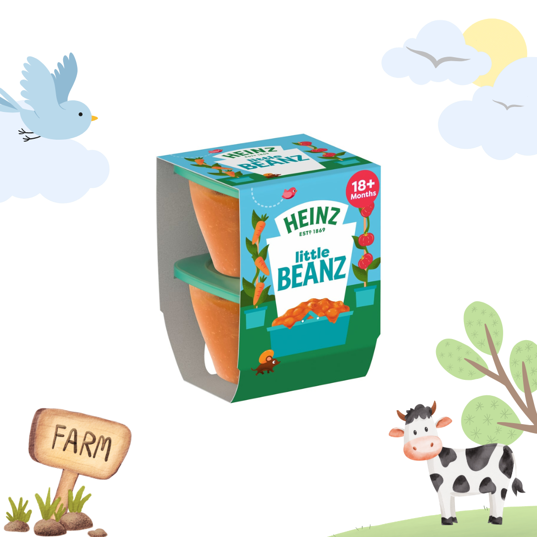 Heinz Little Baked Beans Baby Food Snack (2x100g)