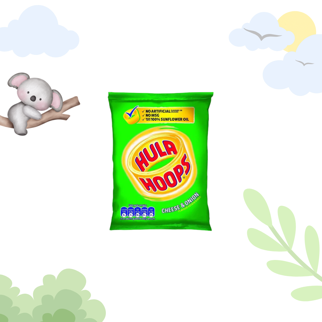 Hula Hoops Cheese & Onion Crisps 24g