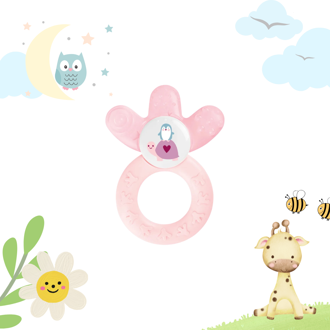 MAM Cooler Teether, Pink | 4+ Months