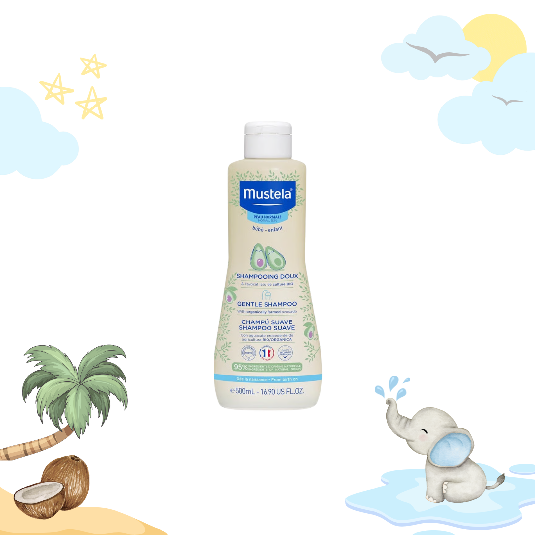 Mustela Gentle Shampoo With Organically Farmed Avocado, 200ml