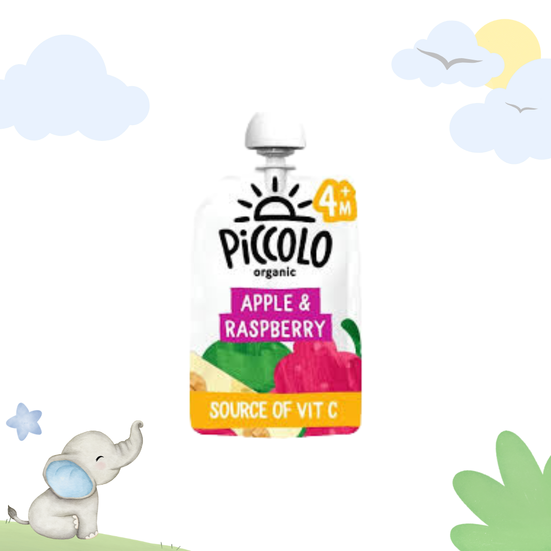 Piccolo Organic Apple & Raspberry | 6+ Months | 100 gms