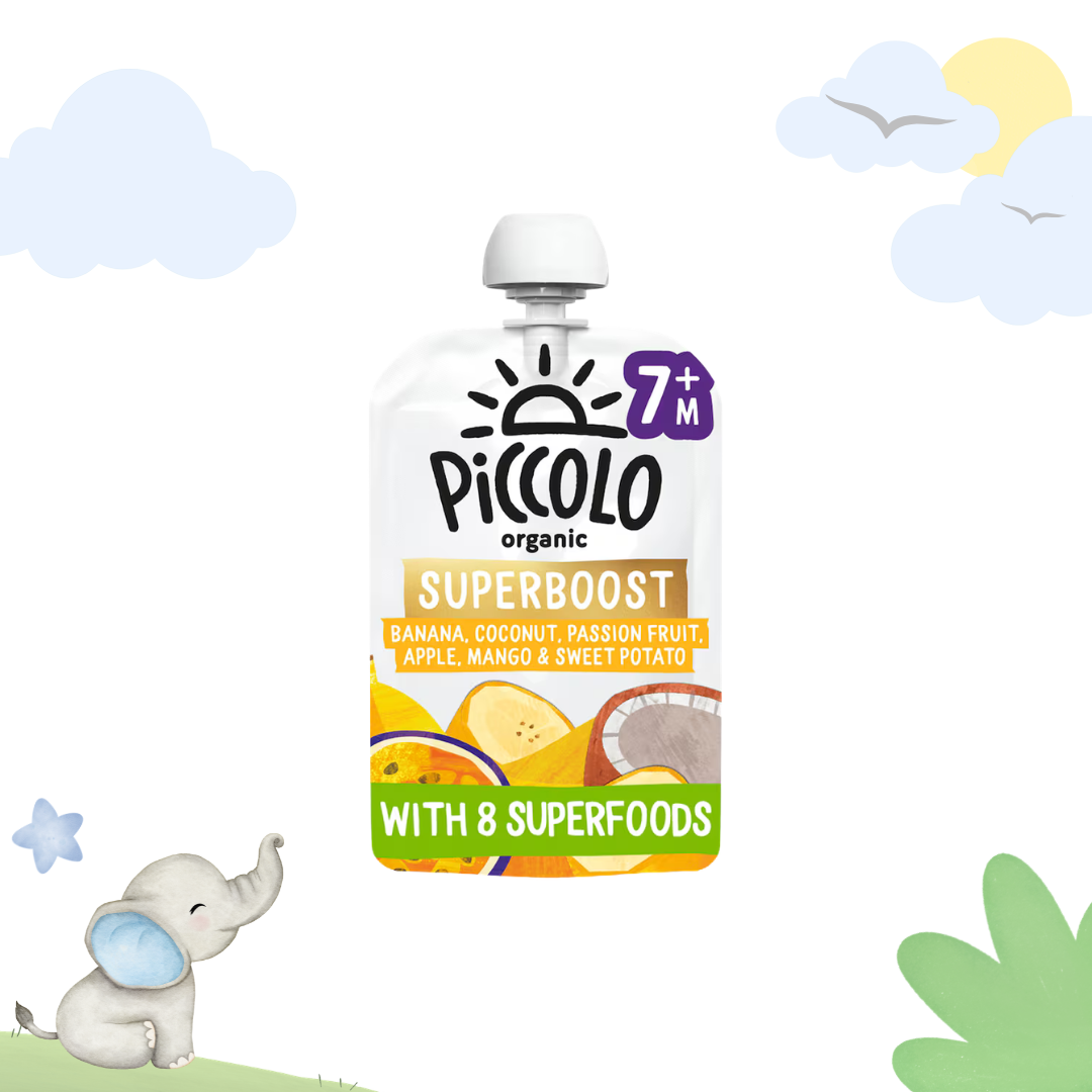 Piccolo Organic Superboost Banana, Mango, Coconut and Passionfruit 100g