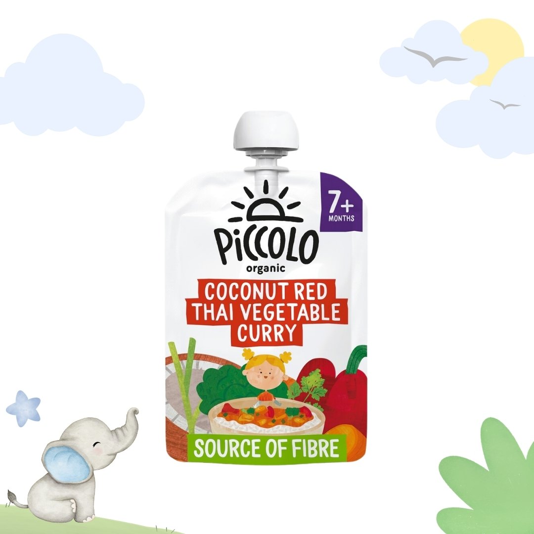 Piccolo Organic Coconut Red Thai Vegetable Curry | 7+ months | 130 gms
