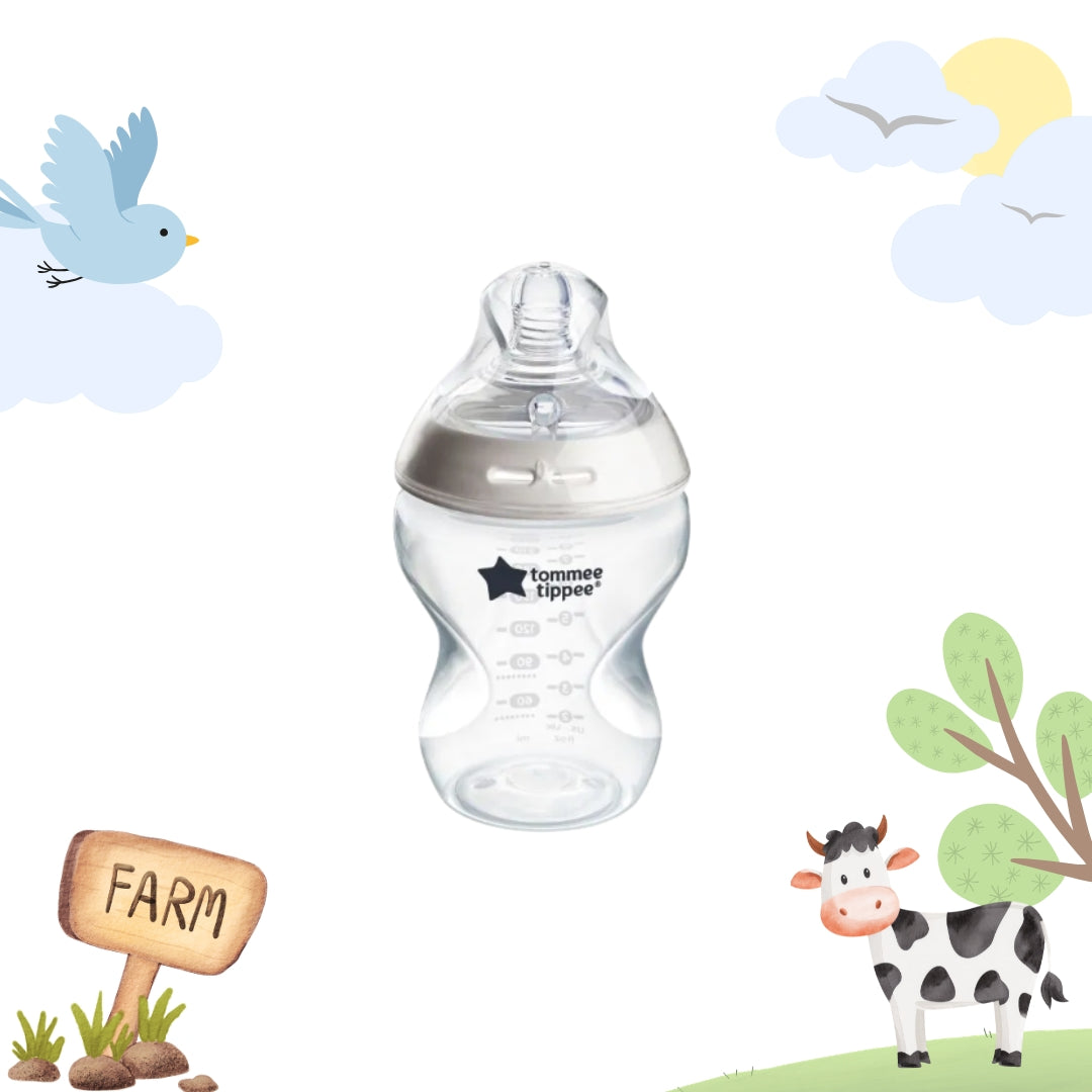 Tommee Tippee Closer to Nature Baby Bottle with Anti-Colic Valve