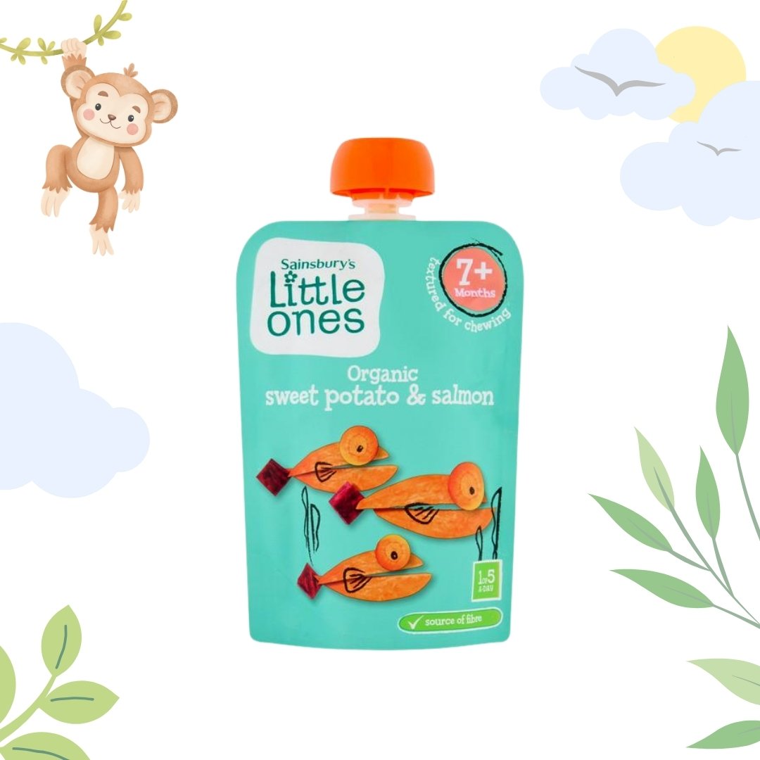 Sainsbury's Sweet Potato & Salmon | 7+ Months | 130 gms