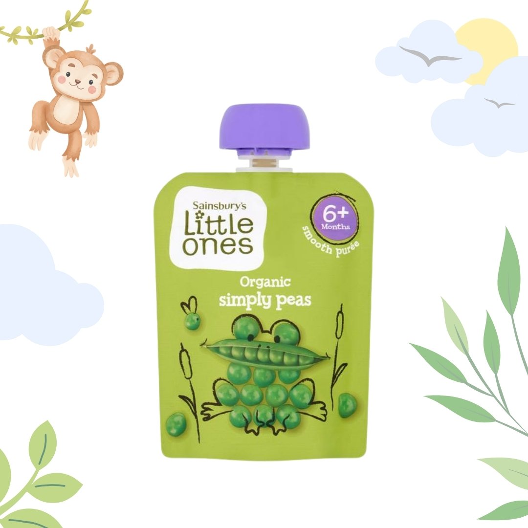 Sainsbury's Little Ones Organic Pea Parsnip & Pear Smooth Puree | 6+ Months | 70g
