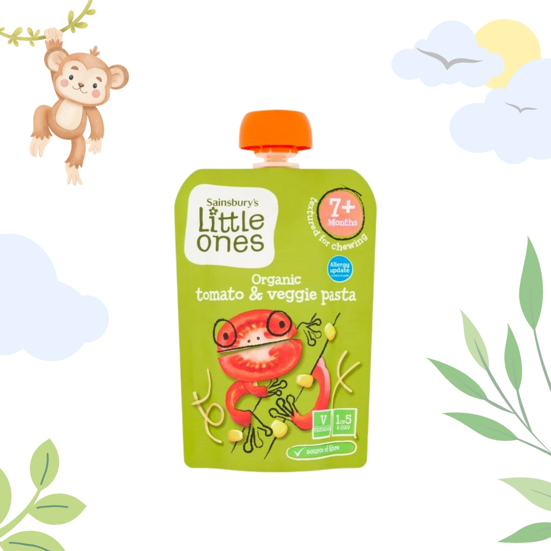 Sainsbury's Tomato & Veggie Pasta | 7+ months | 130 gms