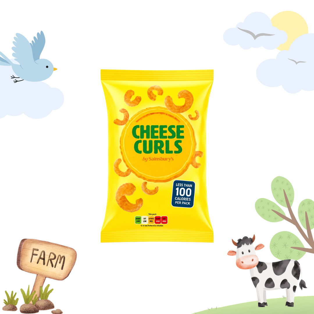 Sainsbury's Cheesy Curls 16g