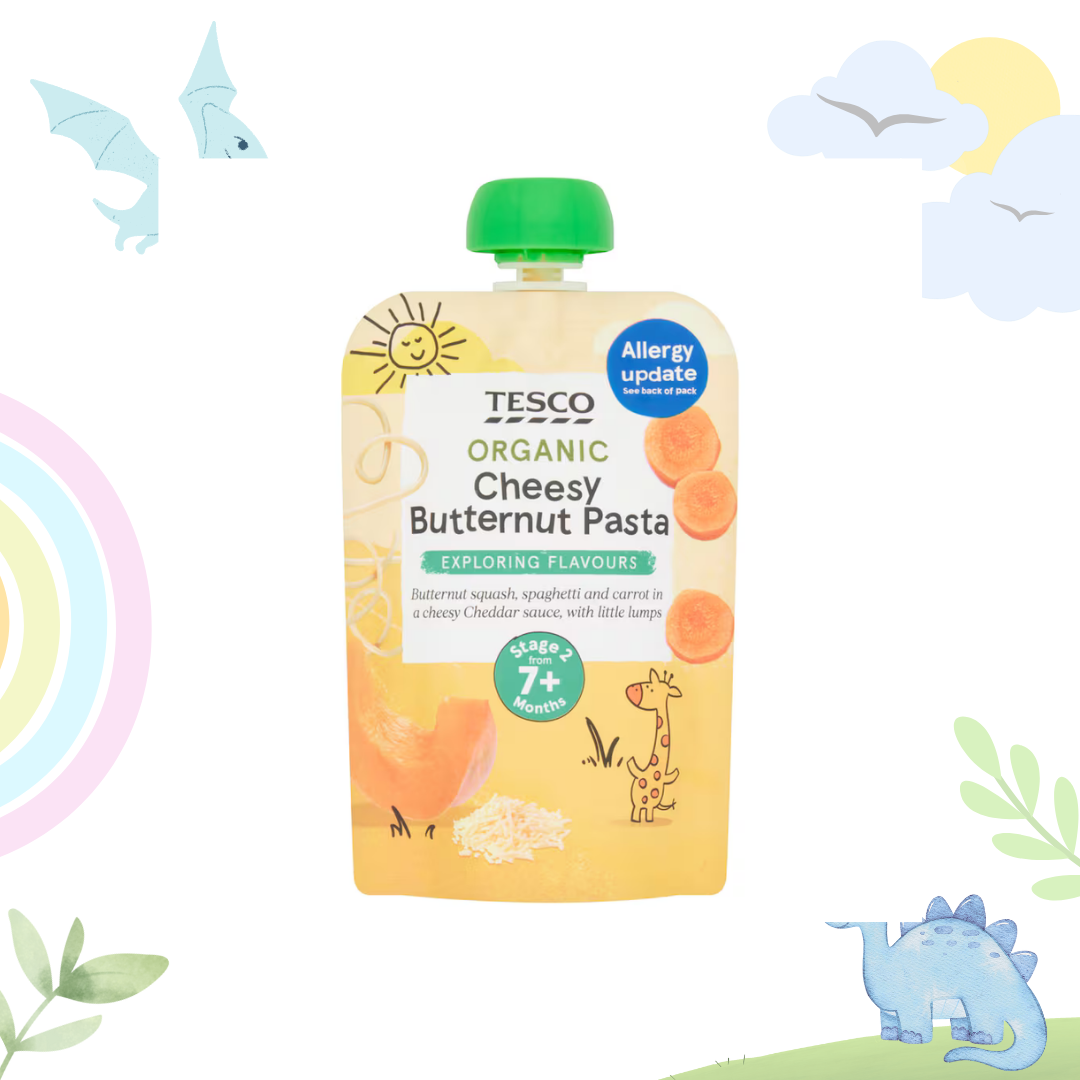 Tesco Cheesy Pasta with Butternut Squash | 7+ months | 130g