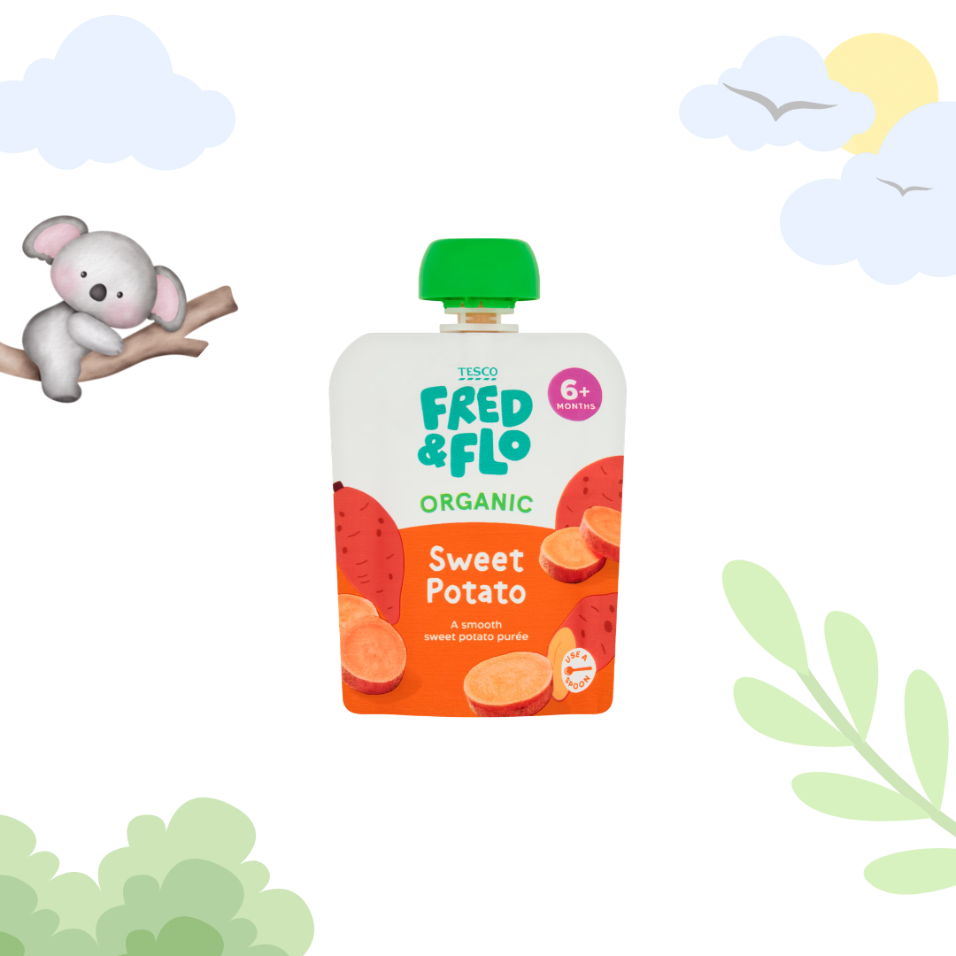 TESCO FRED & FLO Organic Sweet potato 70g