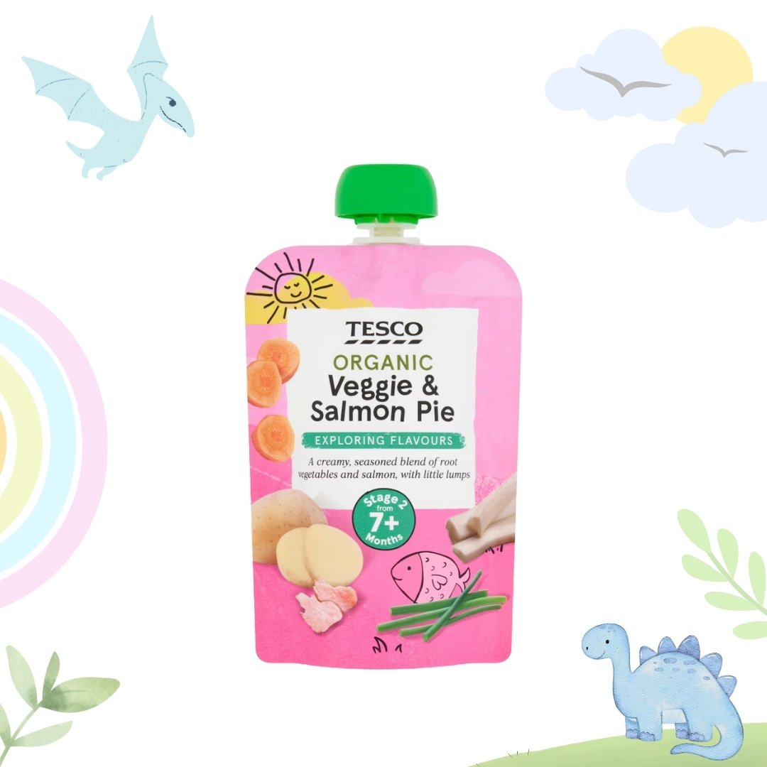Tesco Veggie and Salmon Pie | 7+ Months | 130 gms