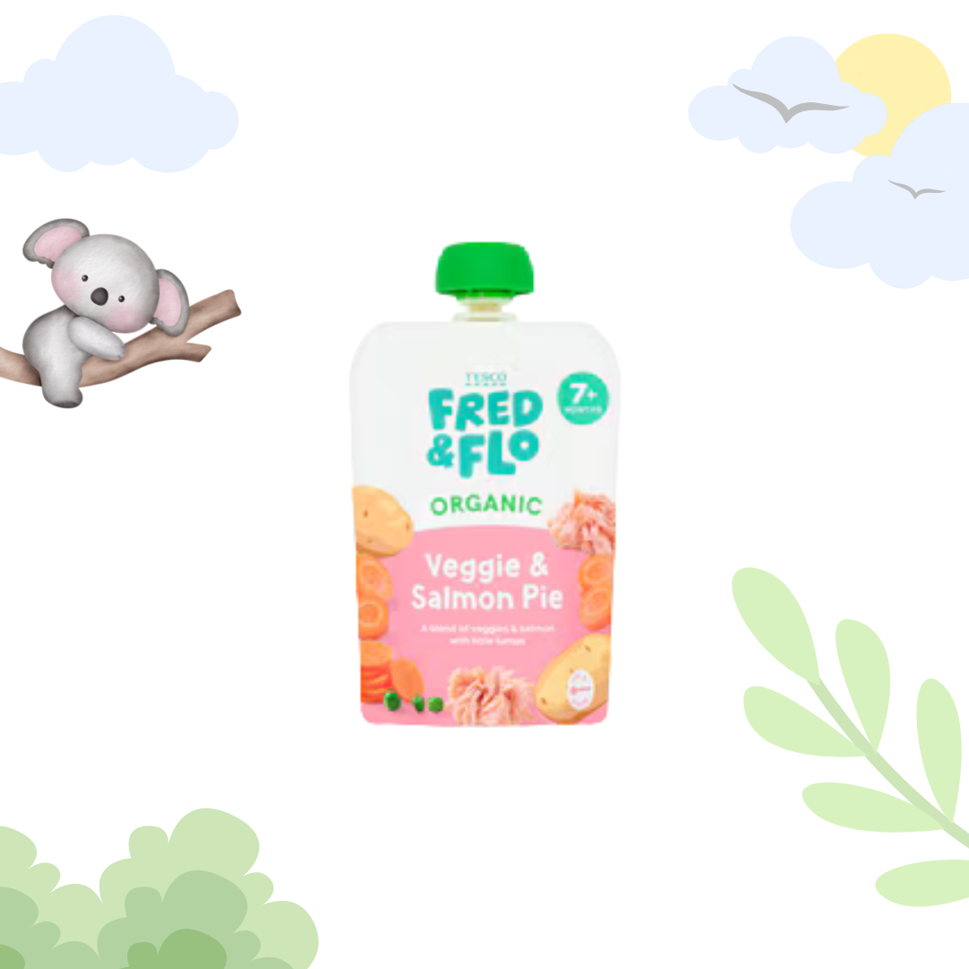 Tesco Veggie and Salmon Pie | 7+ Months | 130 gms