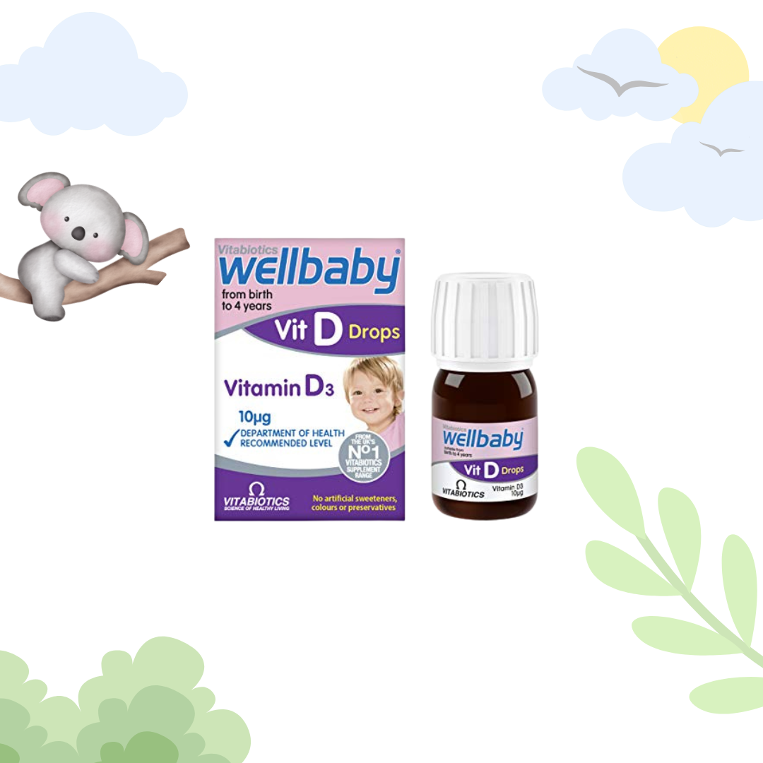 Vitabiotics Wellbaby Vit D Drops Birth to 4 Years 30ml offer Vitabiotics Wellbaby Vit D Drops Birth to 4 Years 30ml
